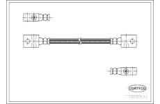 Brzdová hadice CORTECO 19030533