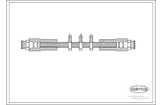 Brzdová hadice CORTECO 19031619