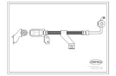 Brzdová hadice CORTECO 19032128