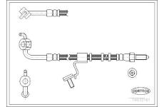 Brzdová hadice CORTECO 19032161