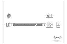 Brzdová hadice CORTECO 19032194