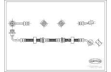 Brzdová hadica CORTECO 19032195