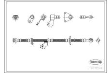 Brzdová hadice CORTECO 19032248