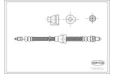 Brzdová hadice CORTECO 19032321