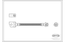 Brzdová hadica CORTECO 19032322