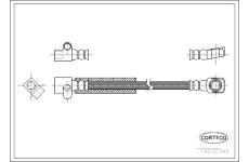 Brzdová hadice CORTECO 19032346