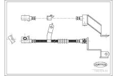 Brzdová hadice CORTECO 19032430