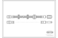 Brzdová hadica CORTECO 19032465