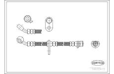 Brzdová hadice CORTECO 19032472