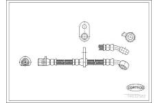 Brzdová hadica CORTECO 19032582