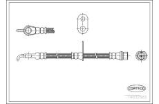Brzdová hadica CORTECO 19032583