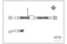 Brzdová hadice CORTECO 19032679