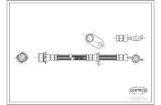 Brzdová hadica CORTECO 19032714