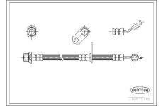 Brzdová hadice CORTECO 19032715