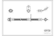 Brzdová hadice CORTECO 19032732