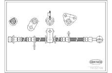 Brzdová hadica CORTECO 19032798