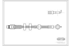 Brzdová hadica CORTECO 19032845