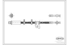 Brzdová hadice CORTECO 19032868