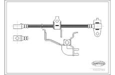 Brzdová hadica CORTECO 19032982