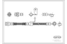 Brzdová hadice CORTECO 19033511