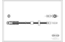 Brzdová hadice CORTECO 19033515