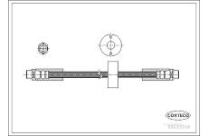 Brzdová hadica CORTECO 19033516