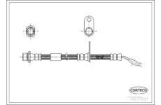 Brzdová hadice CORTECO 19033521