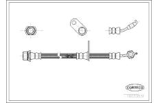 Brzdová hadice CORTECO 19033531