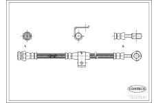 Brzdová hadice CORTECO 19033541