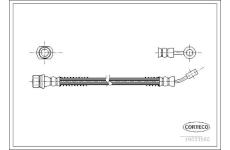 Brzdová hadice CORTECO 19033580
