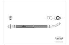 Brzdová hadice CORTECO 19033598