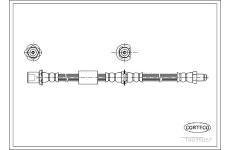 Brzdová hadica CORTECO 19035057