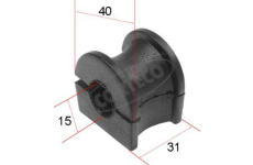 Ulożenie priečneho stabilizátora CORTECO 80000462