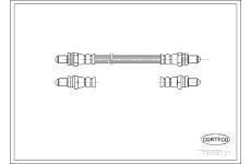 Brzdová hadica CORTECO 19018737