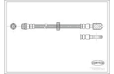 Brzdová hadice CORTECO 19026392
