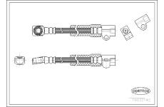 Brzdová hadice CORTECO 19032142