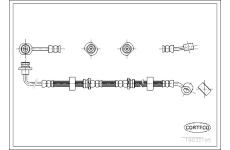Brzdová hadice CORTECO 19032195