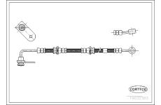 Brzdová hadice CORTECO 19032383