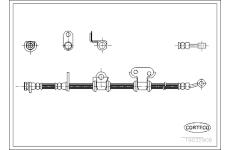 Brzdová hadice CORTECO 19032908