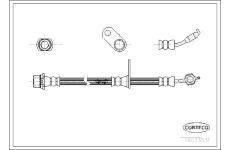 Brzdová hadice CORTECO 19033531