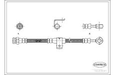 Brzdová hadice CORTECO 19033541