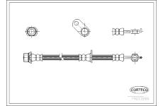 Brzdová hadice CORTECO 19033555