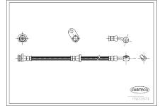 Brzdová hadica CORTECO 19033573