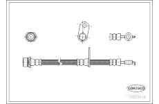 Brzdová hadice CORTECO 19033578