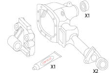 Sada těsnění, diferenciál CORTECO 19535828