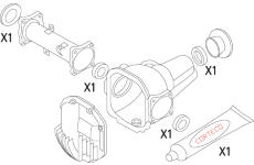 Sada těsnění, diferenciál CORTECO 19536138