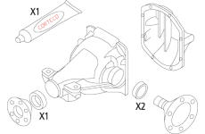 Sada tesnení diferenciálu CORTECO 19536139