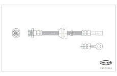 Brzdová hadica CORTECO 49423862
