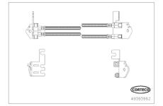 Brzdová hadice CORTECO 49393982
