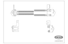 Brzdová hadice CORTECO 49393983